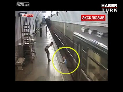 Tren istasyonunda korkunç olay