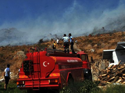 Bodrum dumanla kaplandı