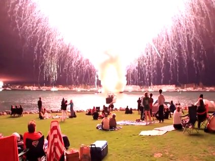 7 bin havai fişek aynı anda patlarsa