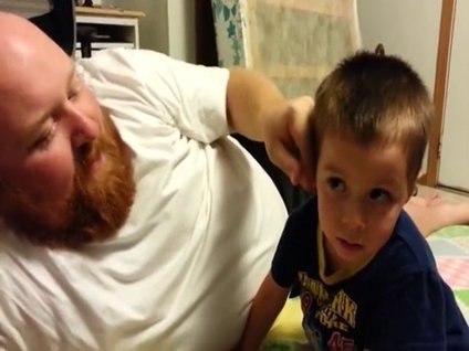 Zalım babanın çocuğuna yaptığı şaka