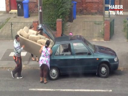 Kanepeyi arabaya sığdırmak