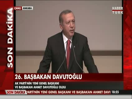 Erdoğan yeni Başbakan'ı açıkladı!