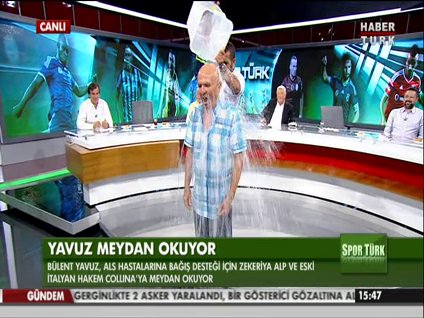 "Bir dakika ben de meydan okumak istiyorum"