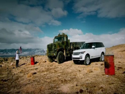 Terminatör ve Range Rover kapışması