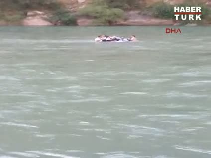 Alkumru Barajı'nda can pazarı amatör kamerada!