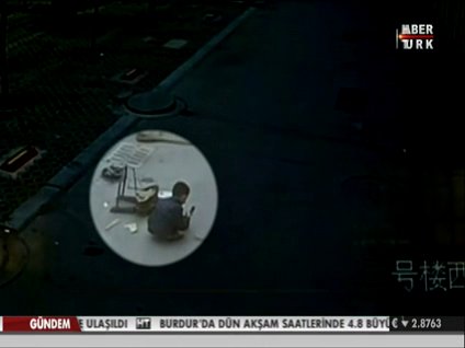 Küçük çocuğun mucize kurtuluşu