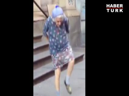 Çılgın dansçı nine