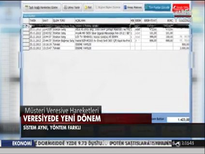 Veresiyede yeni dönem