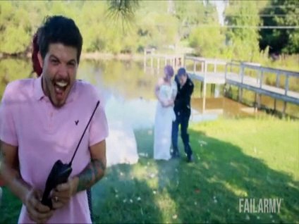 En komik düğün kazaları