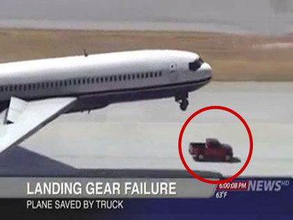 Böyle uçak inişi görülmedi