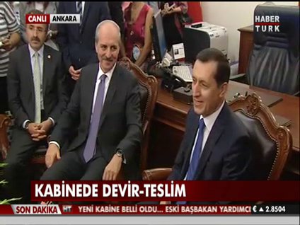 İlşer görevini Kurtulmuş'a devretti