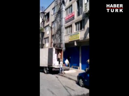 Böyle eşya taşıma görmediniz!