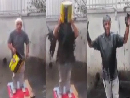 Buz kovasına Türk yorumu! Yanmış yağ!