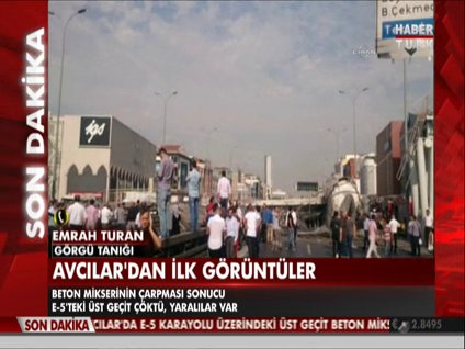 Görgü tanığı olay anını Habertürk TV'ye anlattı