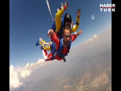 Havada 240 kilometre hız heyecanı