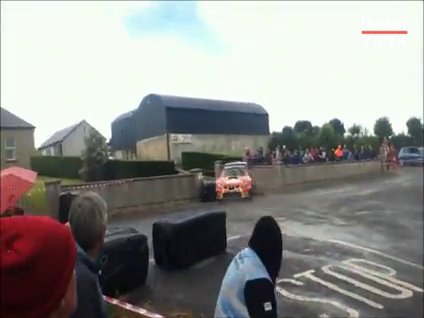 Virajı alamayan rallici