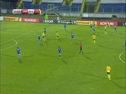 San Marino-Litvanya: 0-2