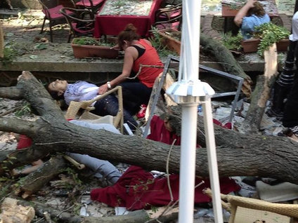 Ağaç devrildi: 2 kadın öldü