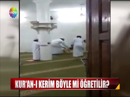 Kur'an kursunda öğrenciye işkence!