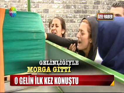 O gelin ilk kez konuştu