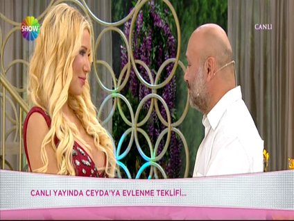 'Ciciş'e canlı yayında evlenme teklifi