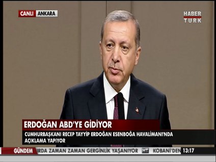 Cumhurbaşkanı Erdoğan ABD'ye gidiyor