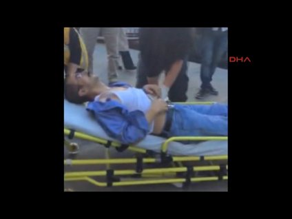 Kocasını sokakta tabancayla vurdu