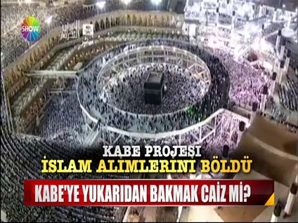 Kabe'ye yukarıdan bakmak caiz mi?