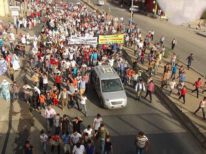 IŞİD Protestosunda gerginlik