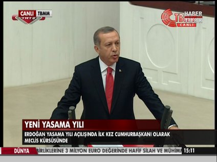 Cumhurbaşkanı Erdoğan TBMM'de