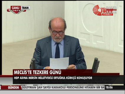 Öcalan'ın mesajı TBMM kürsüsünden okundu