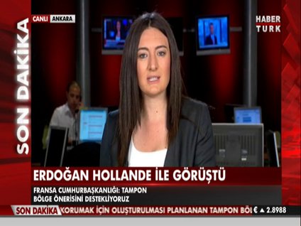 Cumhurbaşkanı Erdoğan Hollande ile görüştü