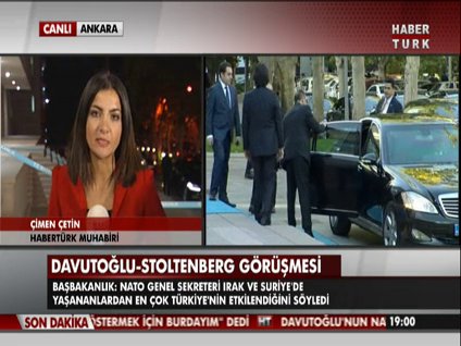 Davutoğlu-Stoltenberg görüşmesi
