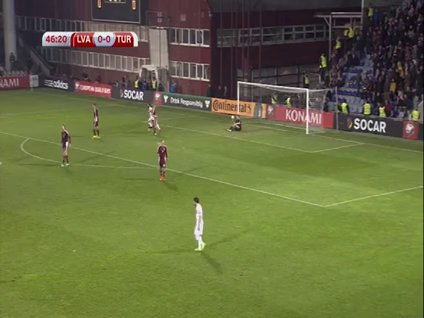 Bilal Kısa'nın Letonya'ya attığı harika gol