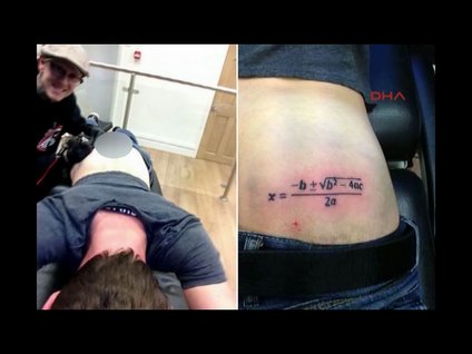 Formülü poposuna kazıttı