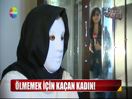 Ölmemek için kaçan kadın!