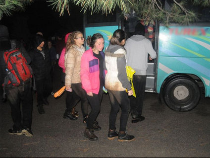 Kaybolan kafileye ulaşıldı