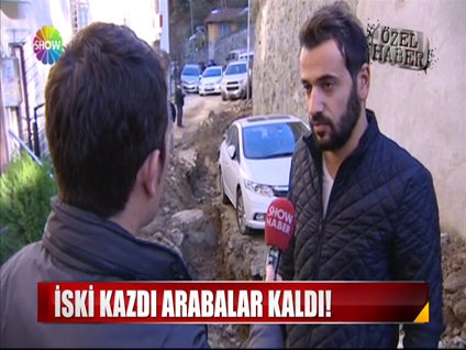 Kamera şakası gibi kazı!