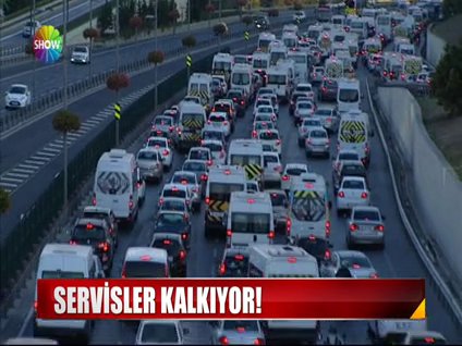 Servisler kalkıyor!