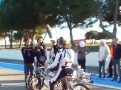 Modifiye bisikleti ile rekor kırdı