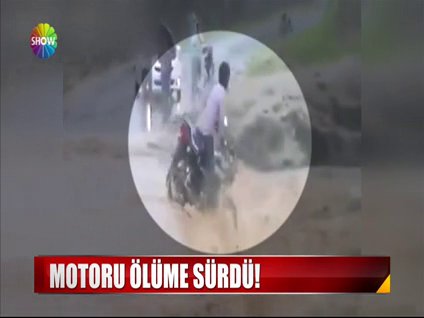 Motoru ölüme sürdü!