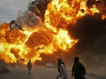 Mısır'daki patlama anı