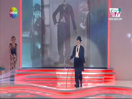 Gizem Güler'den Charlie Chaplin performansı