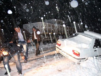 Mersin'de yağmur ve kar