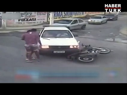 Kaza sonrası yaptıklarına inanamayacaksınız!