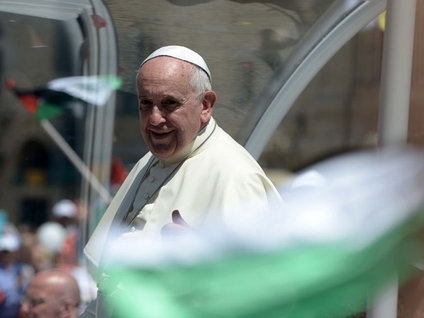 "Saray"da ilk karşılama Papa'ya