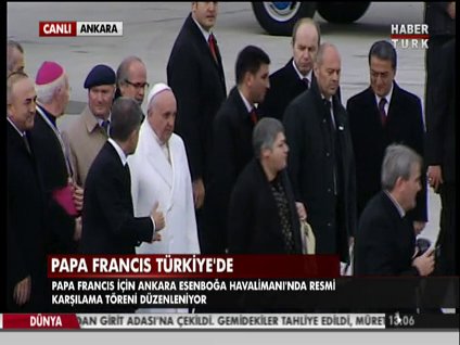 Papa Francis Türkiye'de