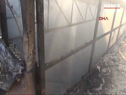 Topkapı alt geçidinde yangın