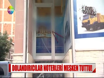Noterde inanılmaz dolandırıcılık!