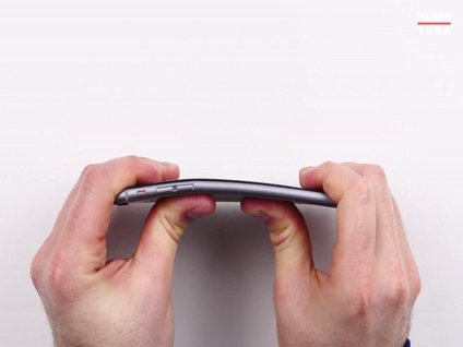 Iphone 6 plus'ın bükülme testi